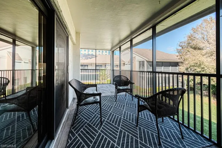 Screened lanai