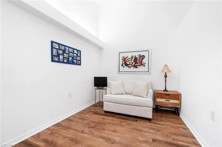 Den offering a closet and door, making it the perfect space for an office, baby nursery, or can be utilized as a third bedroom!