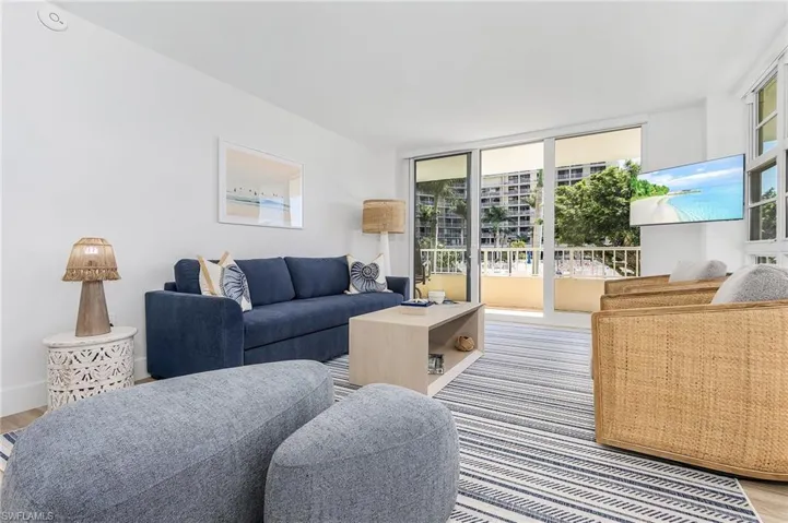 Living room featuring hardwood / wood-style floors