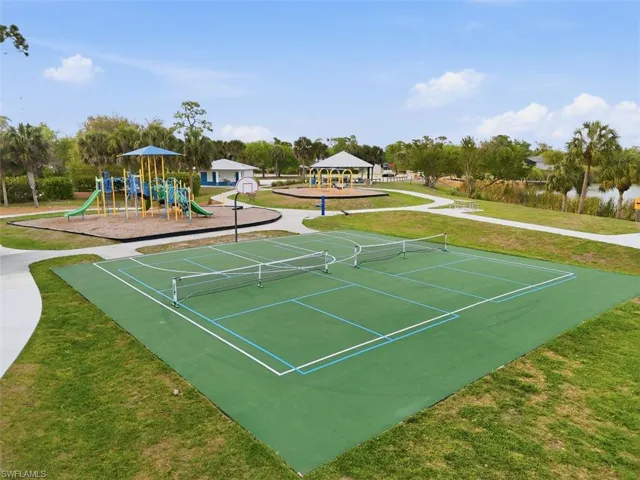 Community park with basketball court too