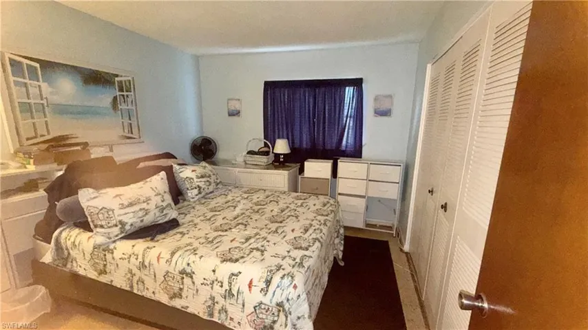 Bedroom featuring a closet