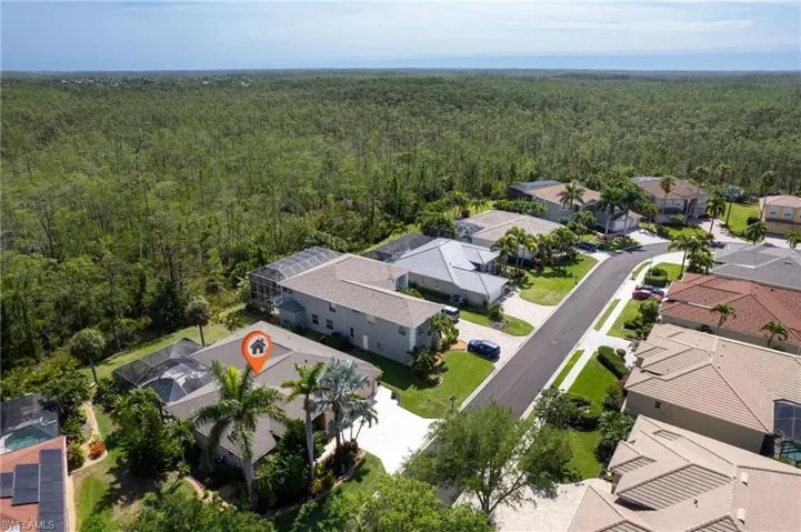 Privacy. The rear of the home faces miles of preserve.