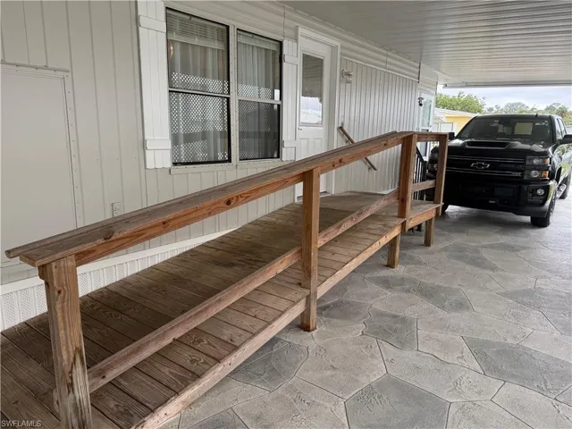 View of deck