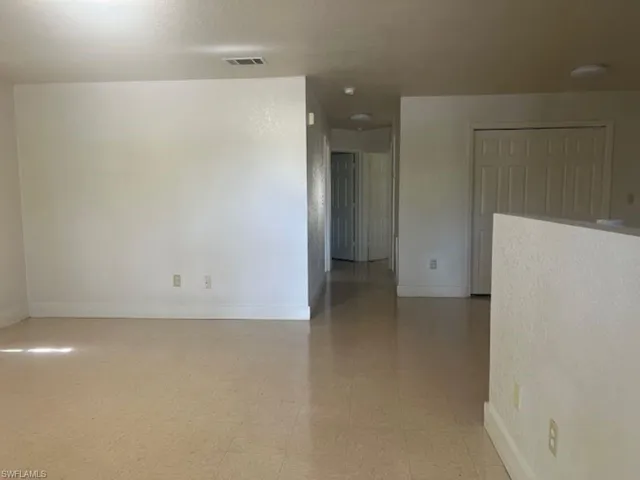View of tiled empty room