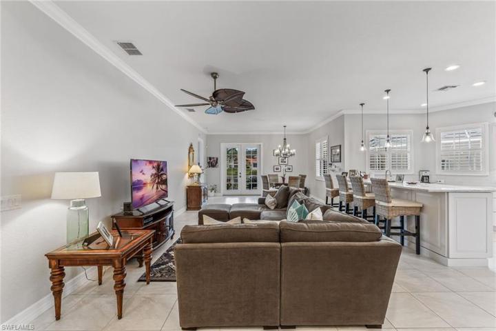 Living, Dining , and Kitchen Area of Home