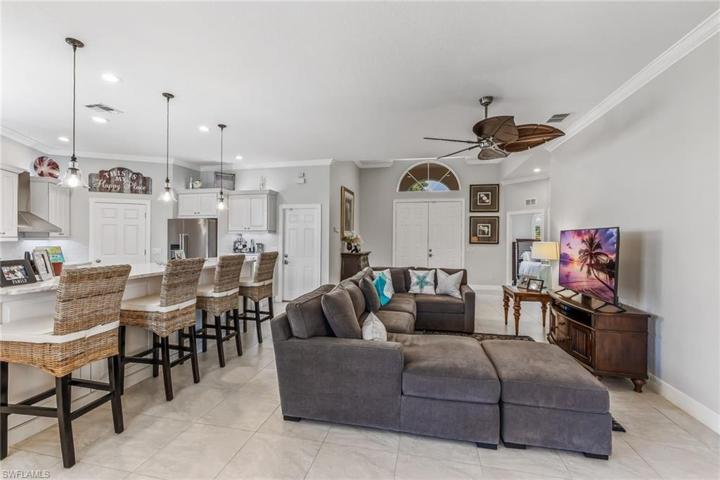 View of Kitchen and Living Area