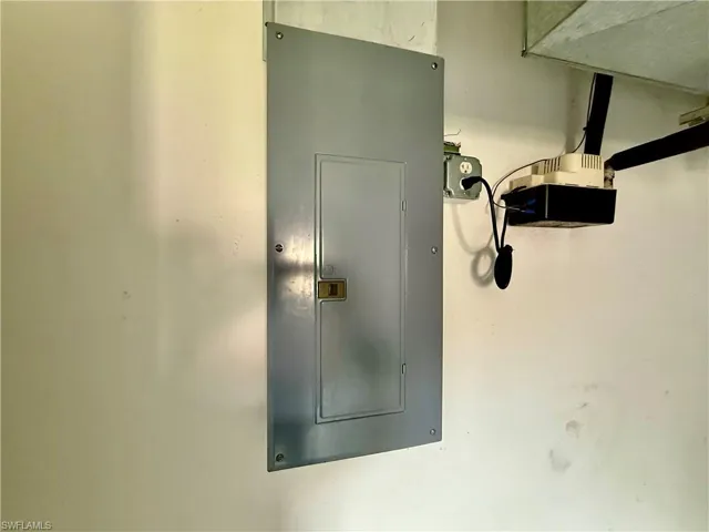 Square D Electrical panel box.