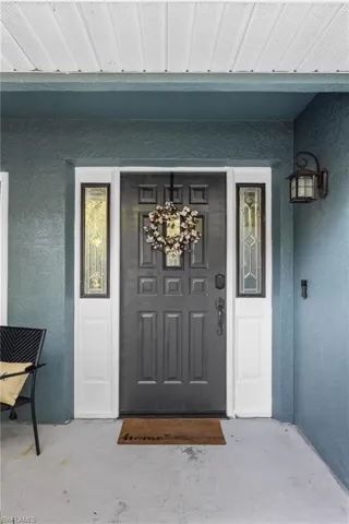 View of exterior entry