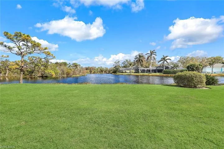 View of lake and preserve