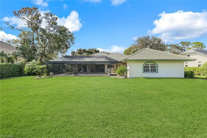 Back of property
