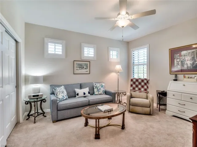 Guest bedroom #3 now features new LVP flooring.