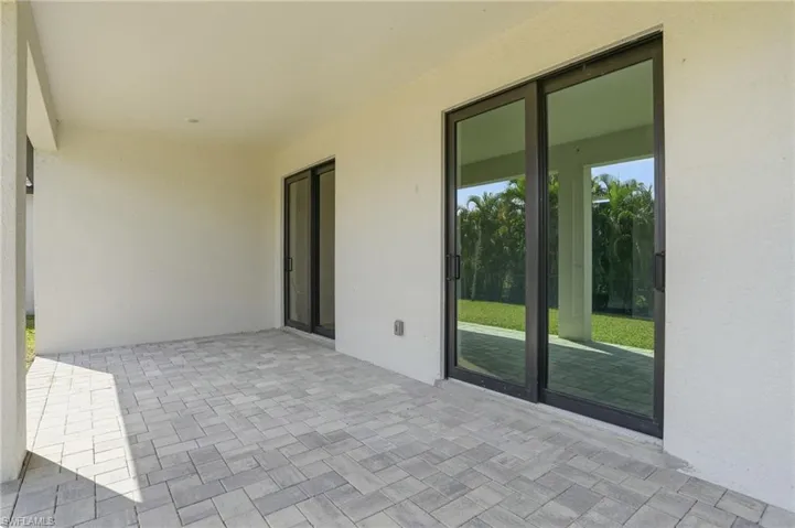 View of patio
