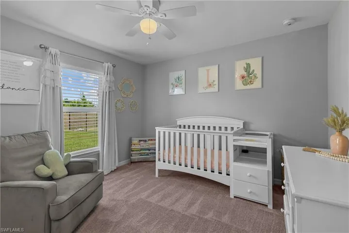 One of the two large spare bedrooms
