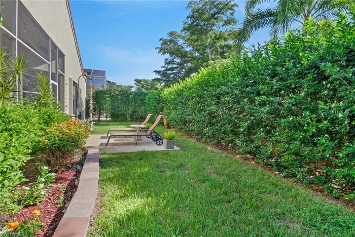 View of yard featuring a patio