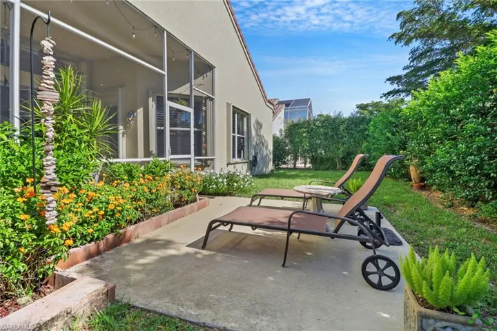 View of patio