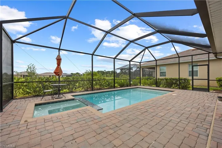 Pool deck area