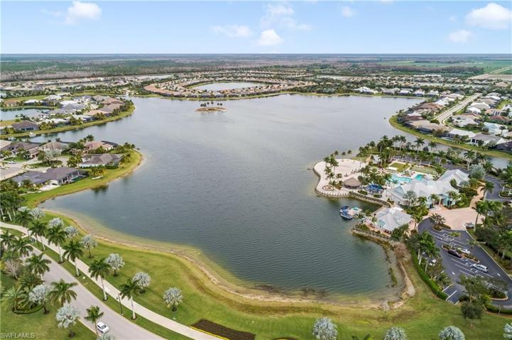 AERIAL PHOTO OF NAPLES RESERVE LAKE AND AMENITY CENTER