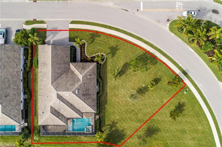 AERIAL SHOWING OVERSIZE LOT