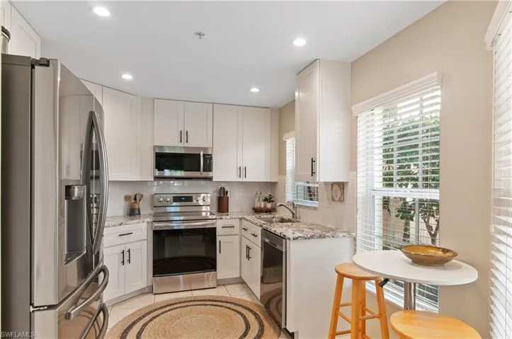 Kitchen has been completely updated with soft close doors