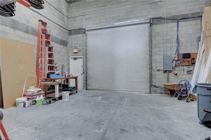Typical warehouse in six of the seven units.