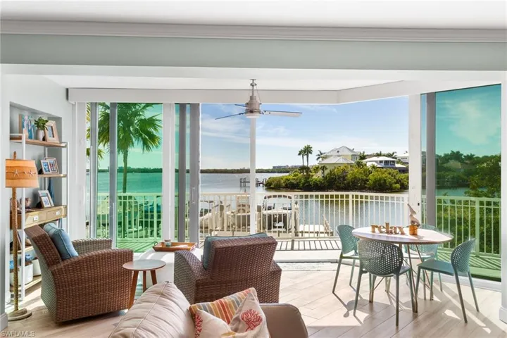 Great Room was extended-sliders lead you to the open balcony