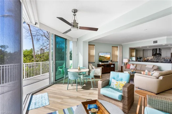 Custom drapery, open and airy, like living outdoors!