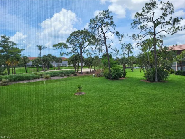 View of the golf from the balcony