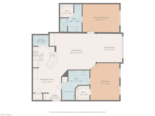 View of room layout