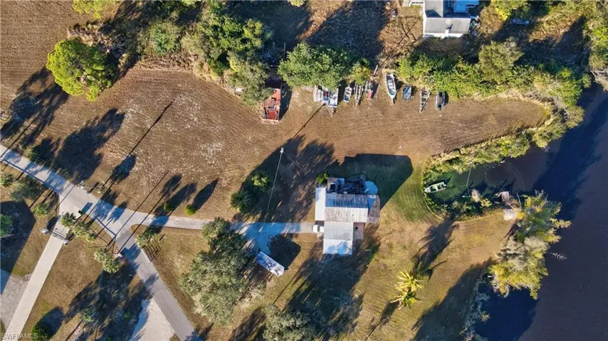 Aerial view of property.