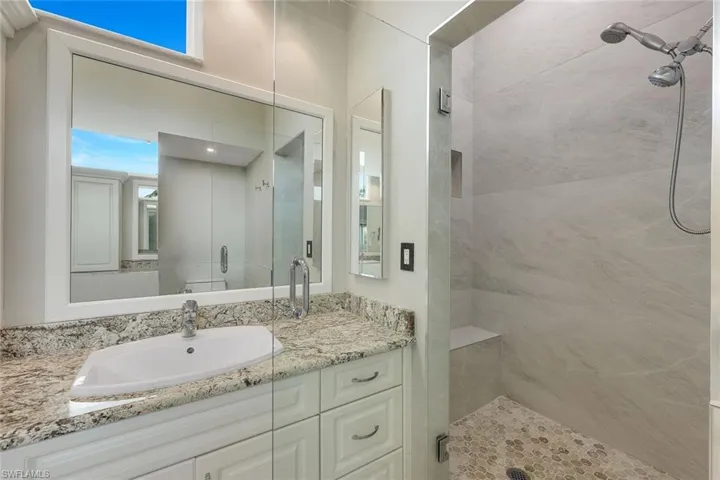 Shower features a Bluetooth audio and light system.
