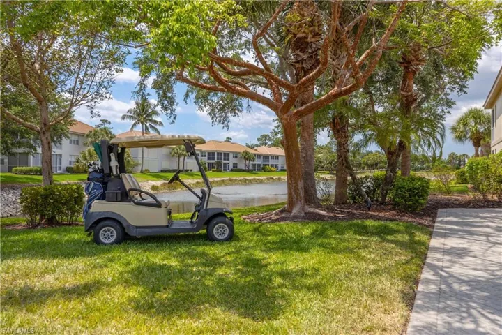 Golf cart included in the sale