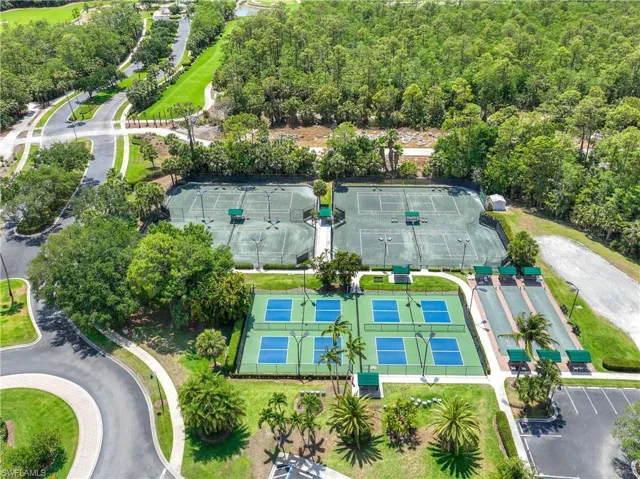 Aerial view of property's location