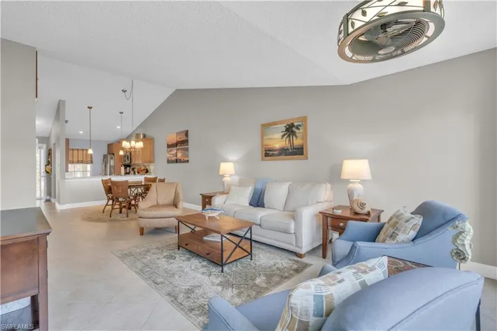 From Living room through to Kitchen and soaring ceilings
