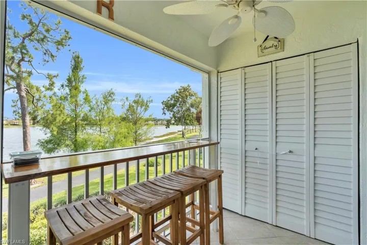 Enjoy a refreshment on the lanai with friends