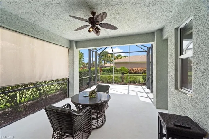 Lanai with extended cage