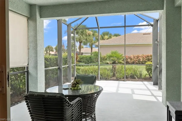 Plenty of room on the lanai