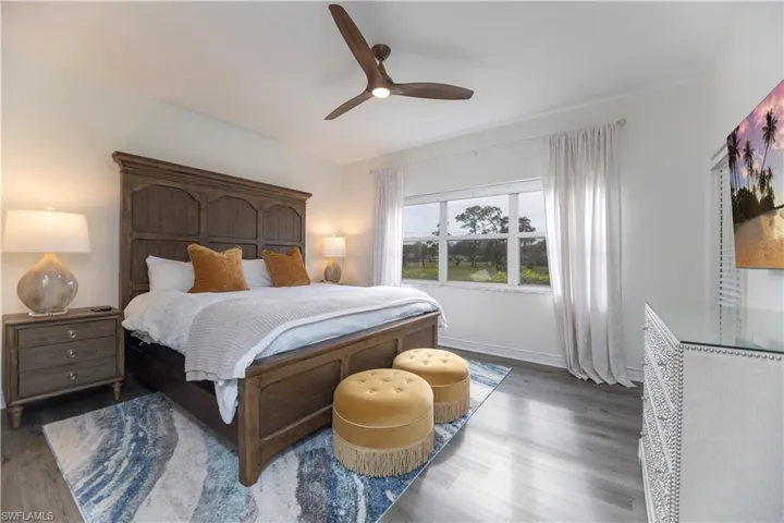 Master bedroom with attached full bath