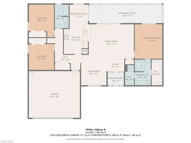 View of floor plan / room layout