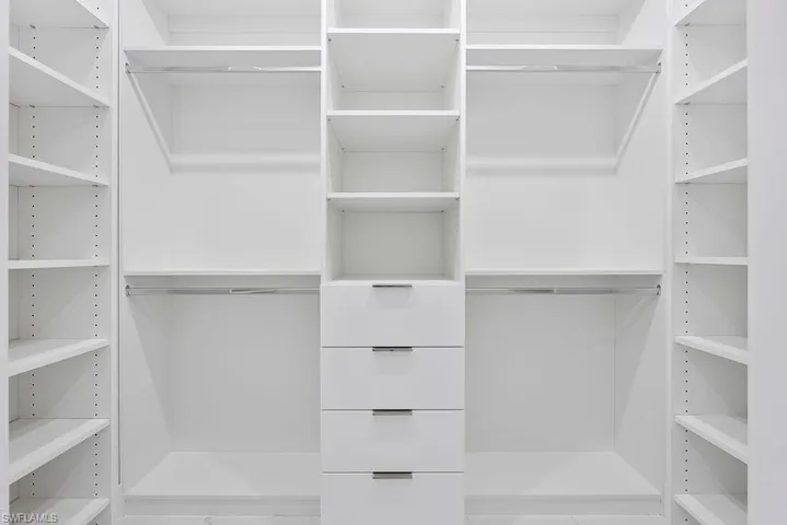 View of spacious closet