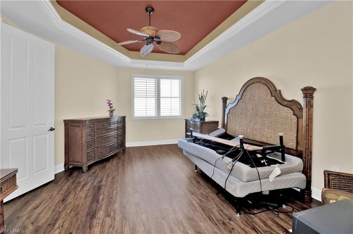 Generous Master Bedroom with waterfront view