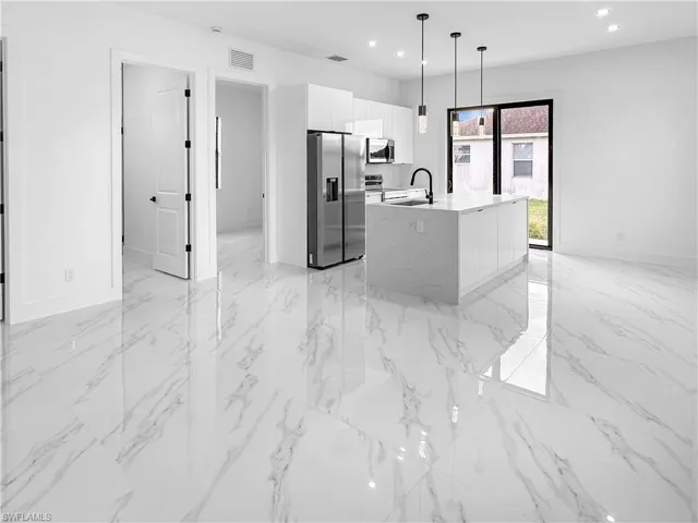 Kitchen & Living Room