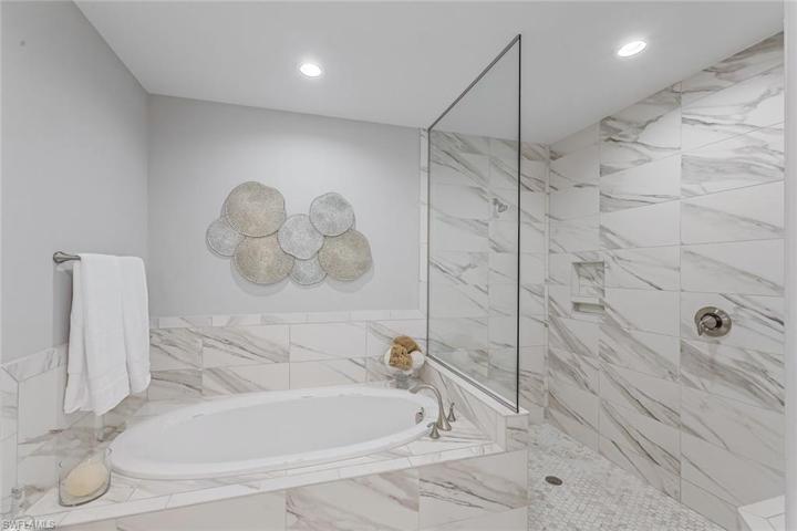 Primary Bath Separate Shower and Tub