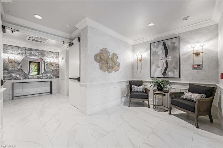 Recently remodeled lobby area