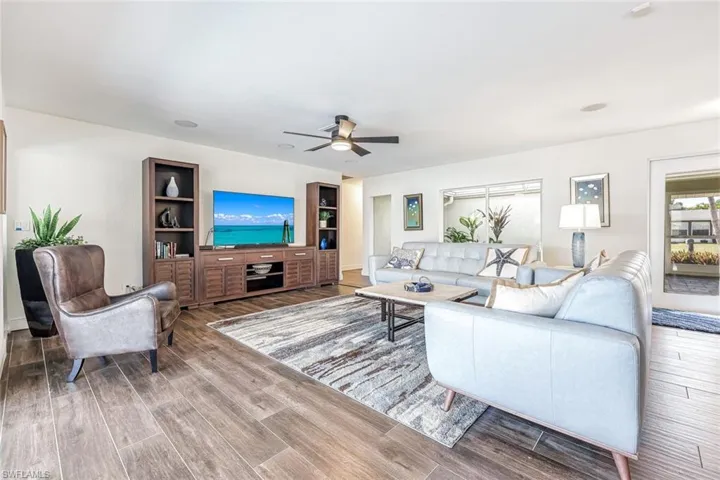 Living Room Overlooking Court Yard