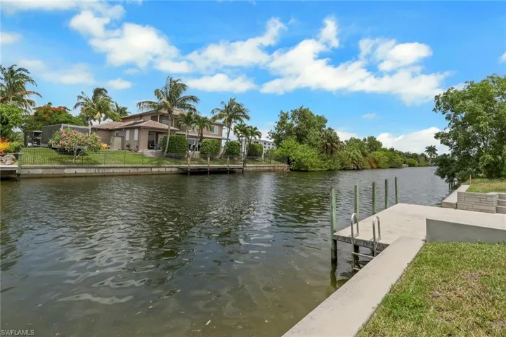 cement dock on gulf access canal