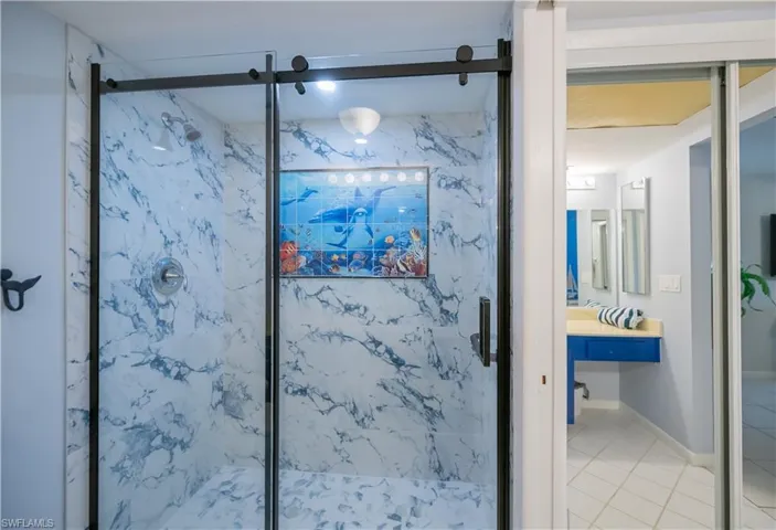 Brand new master shower