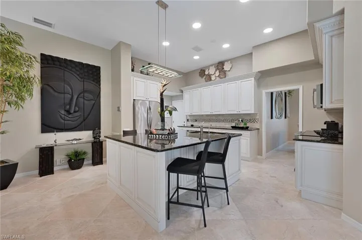 Massive kitchen island