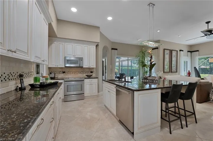 Gourmet kitchen finishes