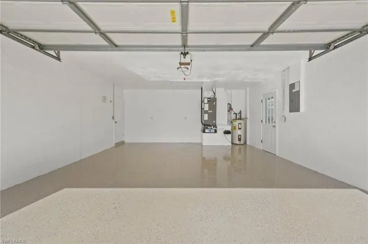 2 Car Garage with Epoxy Floor