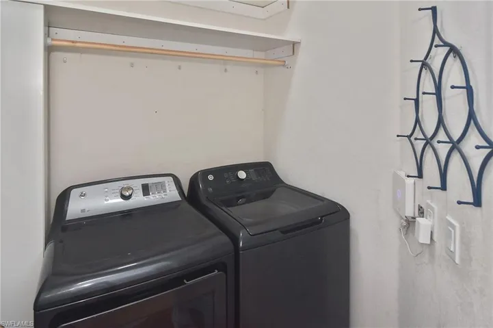 Washer and dryer closet